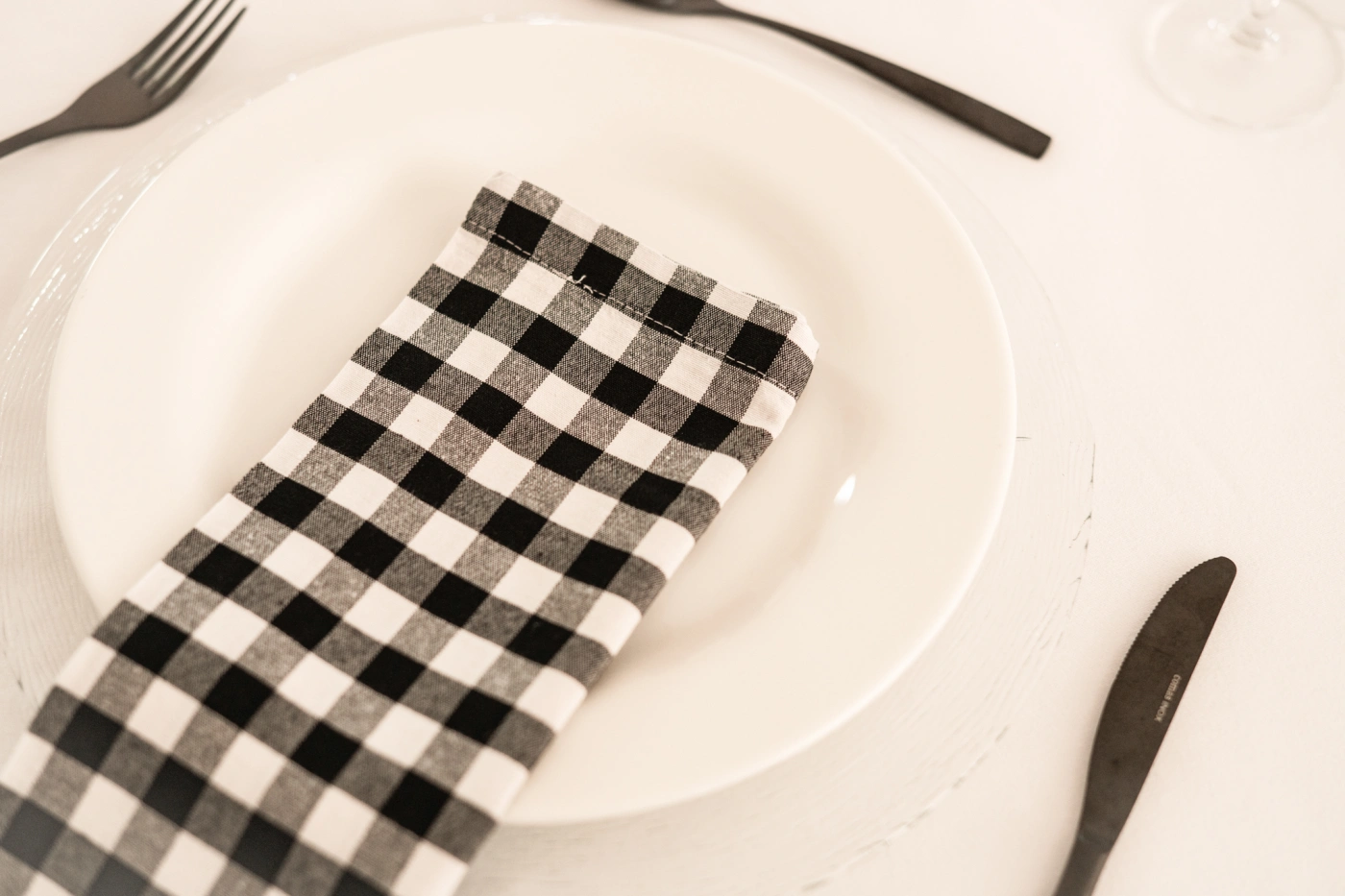 Vichy Negra para eventos y bodas